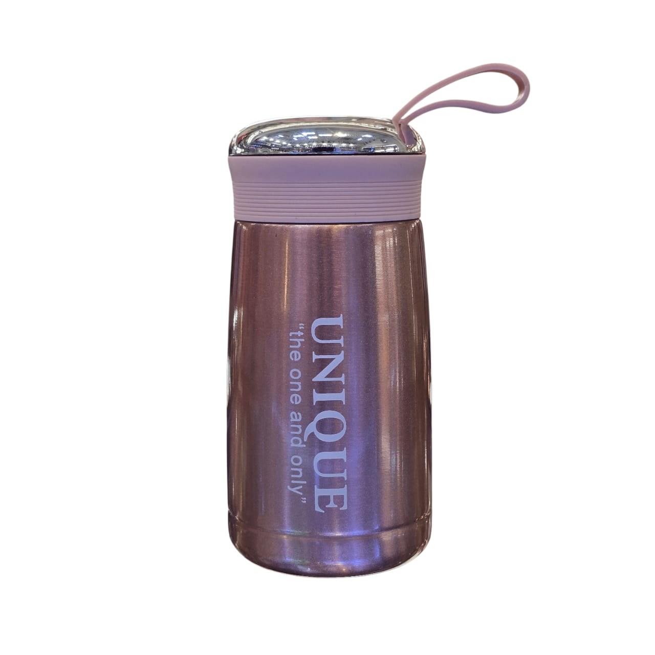 تراول ماگ (قمقمه) 300 سی سی یونیکی صورتی فیلتردار دمنوش