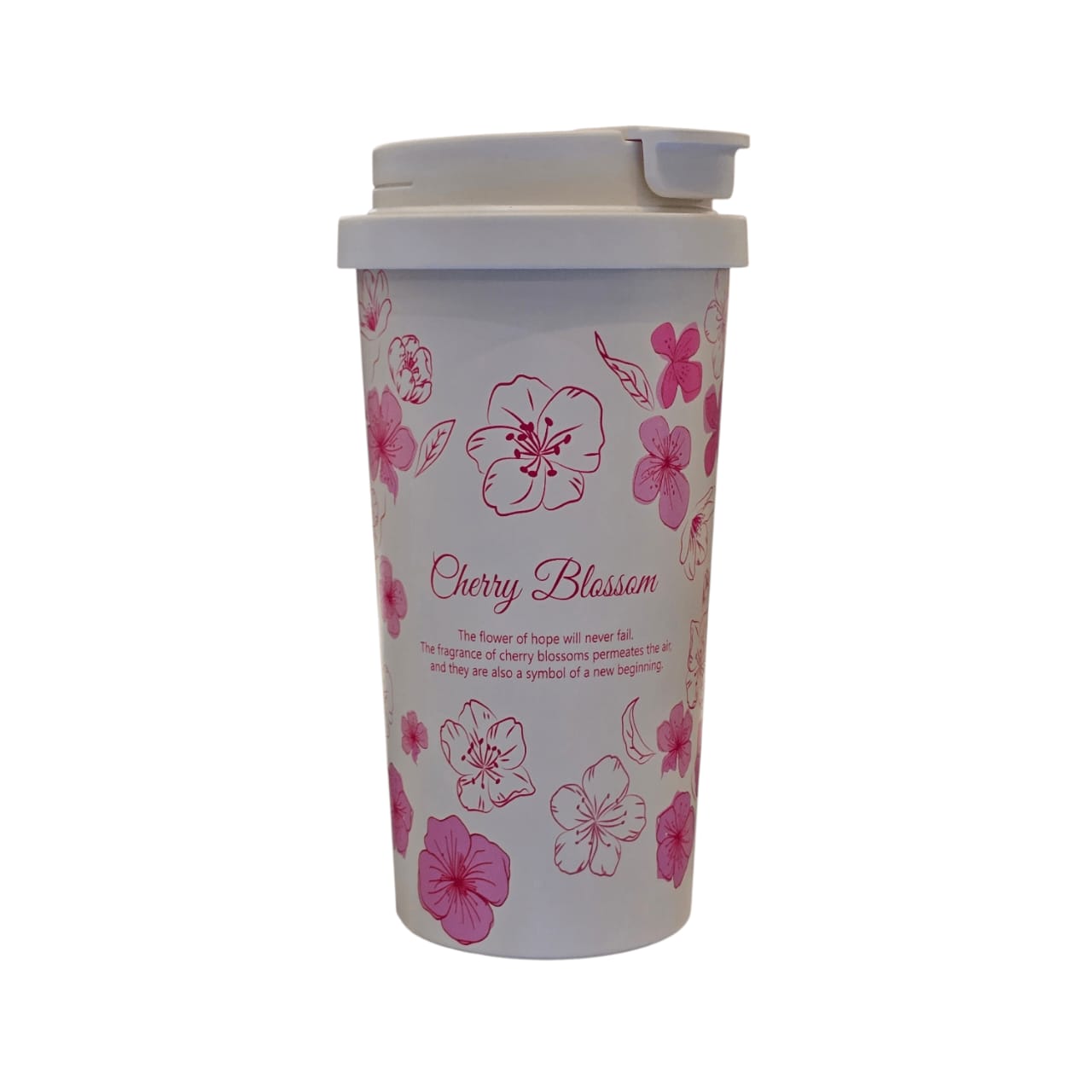 تراول ماگ استیل 560 میل سیتارایوری (ماگ سفری) سفید گلدار